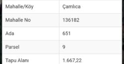 ÇAMLICA (BESLENGİ) DEMİRTAŞ ALANYA 9.000M2 SATILIK TARLA 13.500.000TL