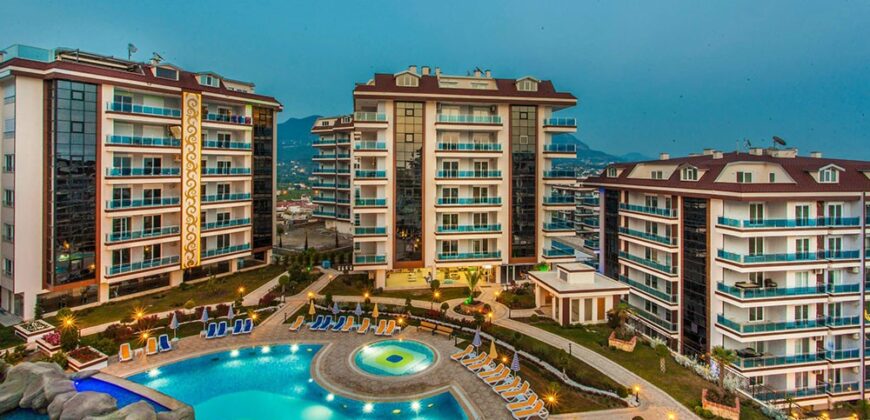 : ALANYA ÇIPLAKLI ANHOTHER WORT 2+1 EŞYALI KİRALIK DAİRE 20.000TL