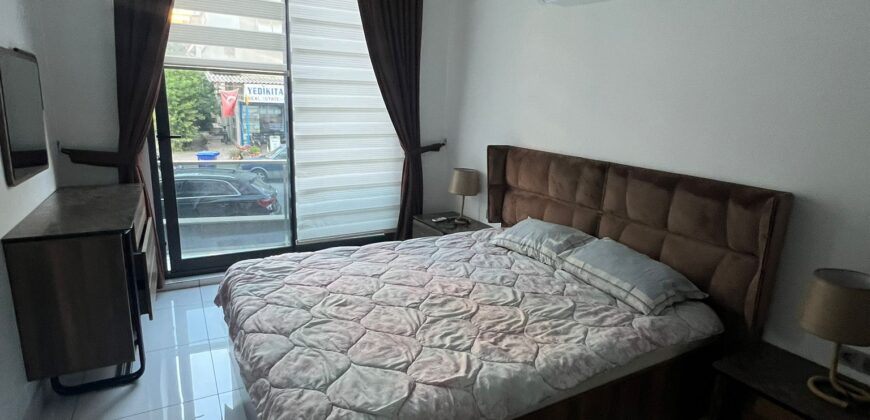 ALANYA MERKEZ GÜLLERPINARI 1+1 EŞYALI KİRALIK DAİRE 18.000TL