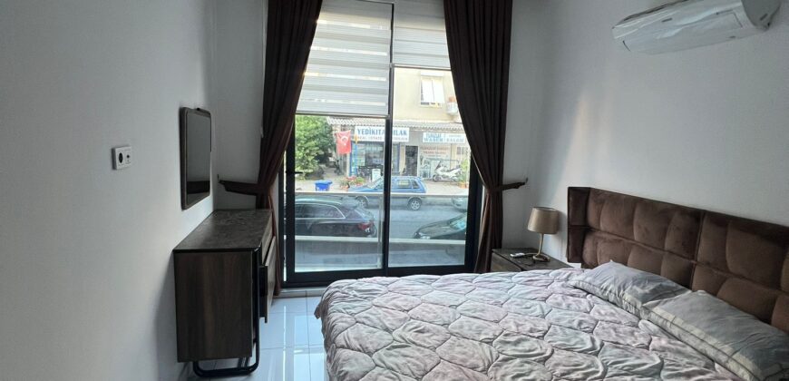 ALANYA MERKEZ GÜLLERPINARI 1+1 EŞYALI KİRALIK DAİRE 18.000TL