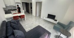 1286- MAHMUTLAR MERKEZDE BLUE TOWER REZİDANSTA 1+1 EŞYALI KİRALIK DAİRE 400 €