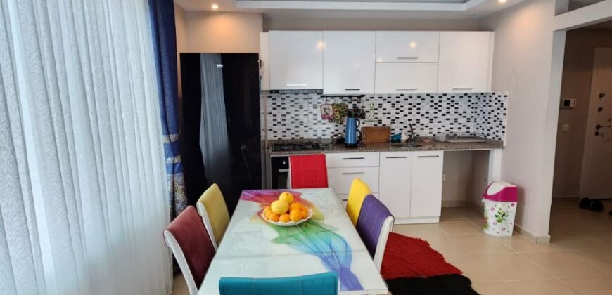 ALANYA MAHMUTLAR SALI PAZARI KİRALIK 1+1 EŞYALI DAİRE 550 €